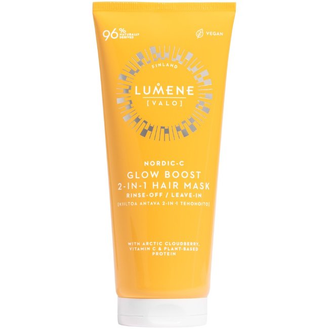 Средство для интенсивного ухода за волосами 2-в-1 Lumene VALO Kiiltoa antava 200 мл