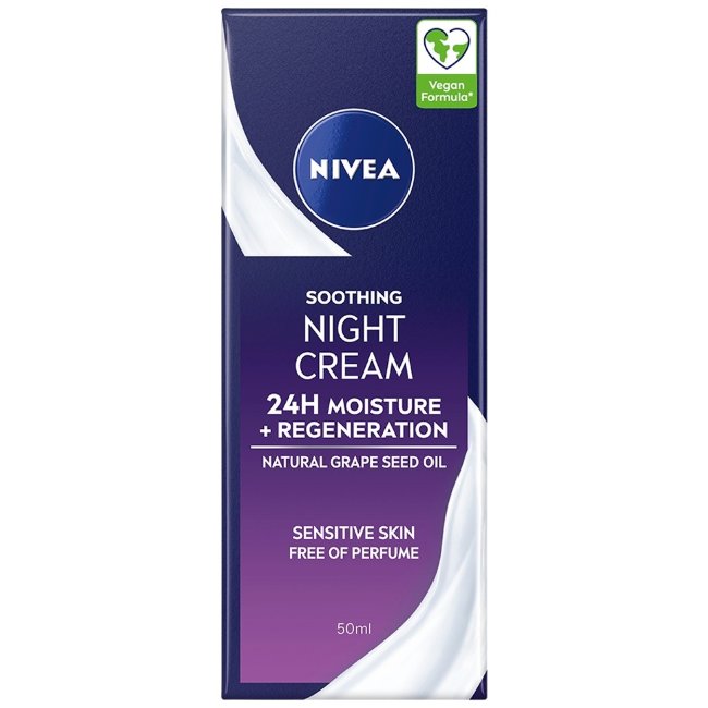 Ночной крем для чувствительной кожи лица NIVEA 50 мл Ночной крем для чувствительной кожи лица NIVEA 50 мл