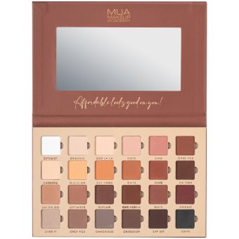 Палетка матовых теней для век MUA Make Up Academy Ultimate Obsession 24 оттенка 26,4 гр