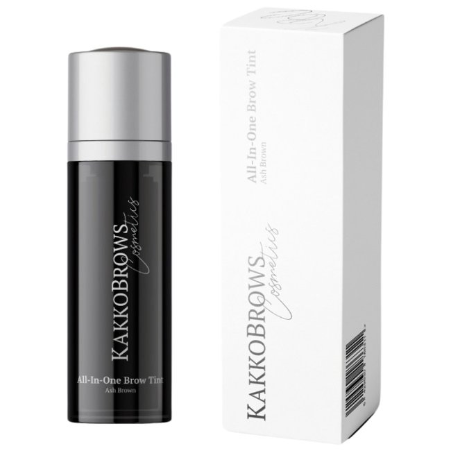 Веганская краска для бровей KakkoBrows Cosmetics All-In-One - пепельно-коричневый