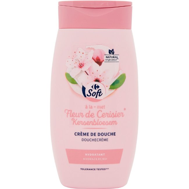 Гель для душа Carrefour с цветами вишни 250 мл Гель для душа Carrefour с цветами вишни 250 мл