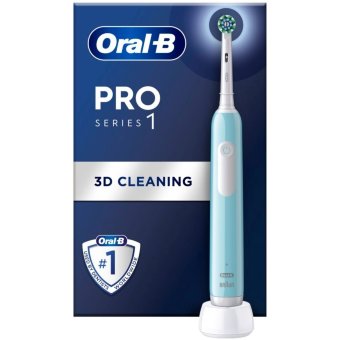 Электрическая зубная щетка Oral-B Pro Series 1 Blue с технологией Braun Электрическая зубная щетка Oral-B Pro Series 1 Blue с технологией Braun