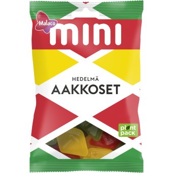 Фруктовые жевательные конфеты Malaco Mini Aakkoset 120 гр Фруктовые жевательные конфеты Malaco Mini Aakkoset 120 гр