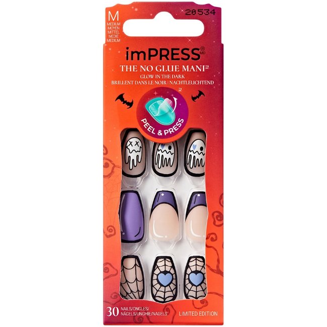 Накладные ногти Kiss imPress Halloween 2025 - Party Startled 30 шт Накладные ногти Kiss imPress Halloween 2025 - Party Startled 30 шт