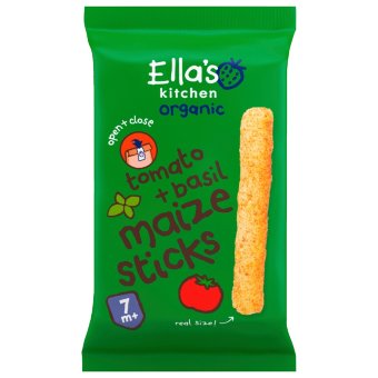Кукурузные палочки с томатом и базиликом Ella's Kitchen LUOMU 16 гр 7 мес