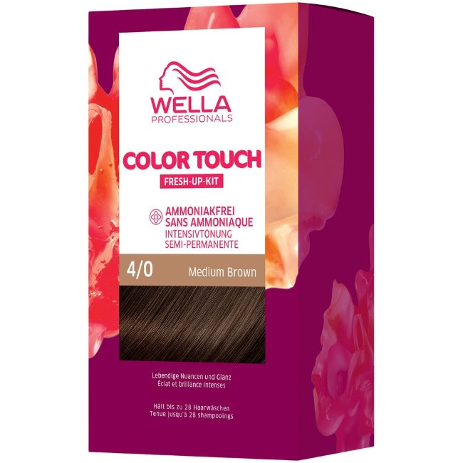 Краска для волос Wella Professionals Color Touch Pure Naturals средне-коричневый 4/0 130 мл Краска для волос Wella Professionals Color Touch Pure Naturals средне-коричневый 4/0 130 мл