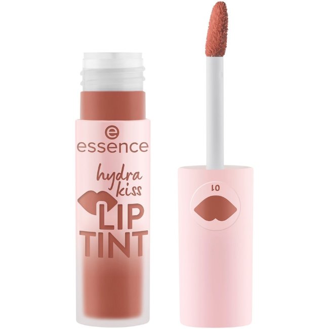 Тинт для губ essence hydra kiss 01 Blushing Nude 4 мл Тинт для губ essence hydra kiss 01 Blushing Nude 4 мл
