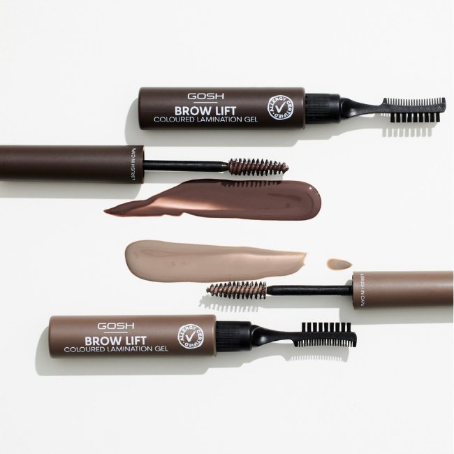 Гель для ламинирования бровей Gosh Brow Lift Coloured Lamination 001 серо-коричневый 6 мл