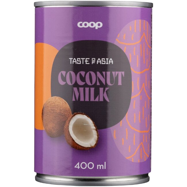 Кокосовое молоко Coop Taste of Asia 400 мл Кокосовое молоко Coop Taste of Asia 400 мл