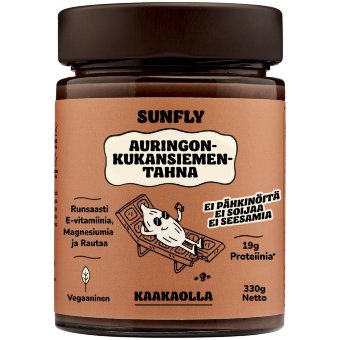 Паста из семян подсолнечника с шоколадом SUNFLY 330 гр Паста из семян подсолнечника с шоколадом SUNFLY 330 гр