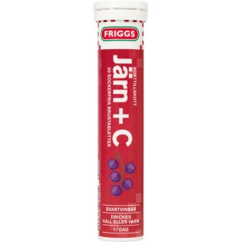 Шипучие таблетки с железом и витамином С Friggs Rauta+C 20 шт со вкусом черной смородины Шипучие таблетки с железом и витамином С Friggs Rauta+C 20 шт со вкусом черной смородины