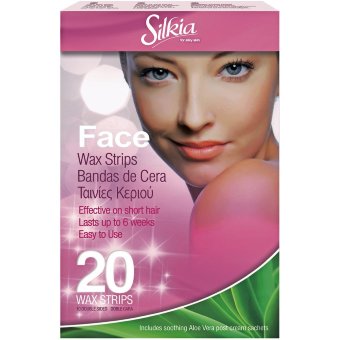 Полоски для удаления волосков (лицо) Silkia 20 шт Полоски для удаления волосков (лицо) Silkia 20 шт