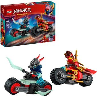 Игрушечный набор LEGO® Ninjago 71838 гонка на мотоциклах Кайна