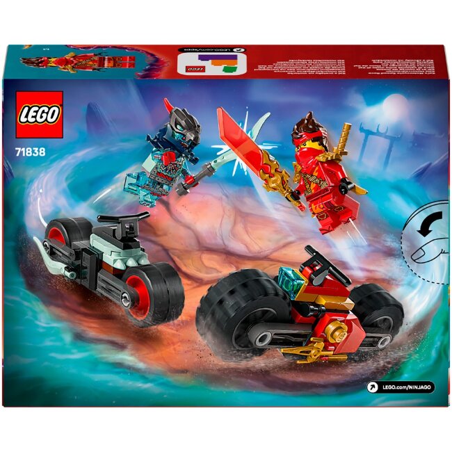 Игрушечный набор LEGO® Ninjago 71838 гонка на мотоциклах Кайна