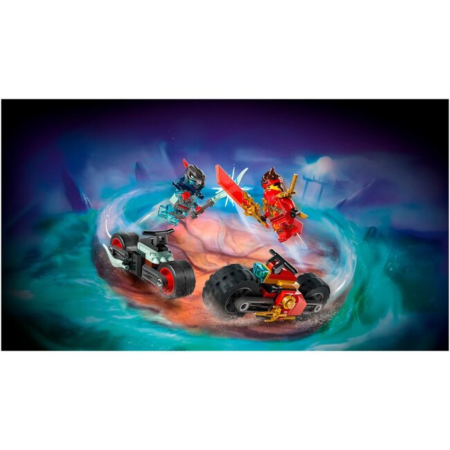 Игрушечный набор LEGO® Ninjago 71838 гонка на мотоциклах Кайна