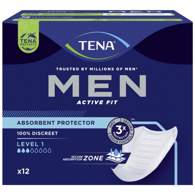 Прокладки урологические для мужчин Tena Men Level 1, 12 шт