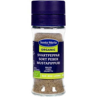 Черный перец органический Santa Maria (молотый) 33 гр Черный перец органический Santa Maria (молотый) 33 гр