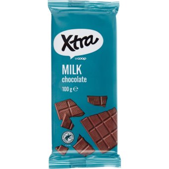 Шоколад молочный X-tra 100 гр