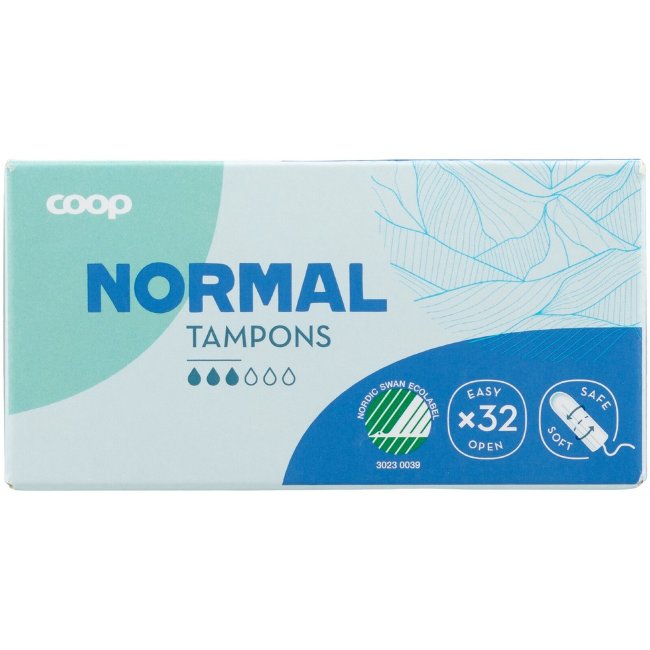 Тампоны Coop NORMAL 32 шт Тампоны Coop NORMAL 32 шт