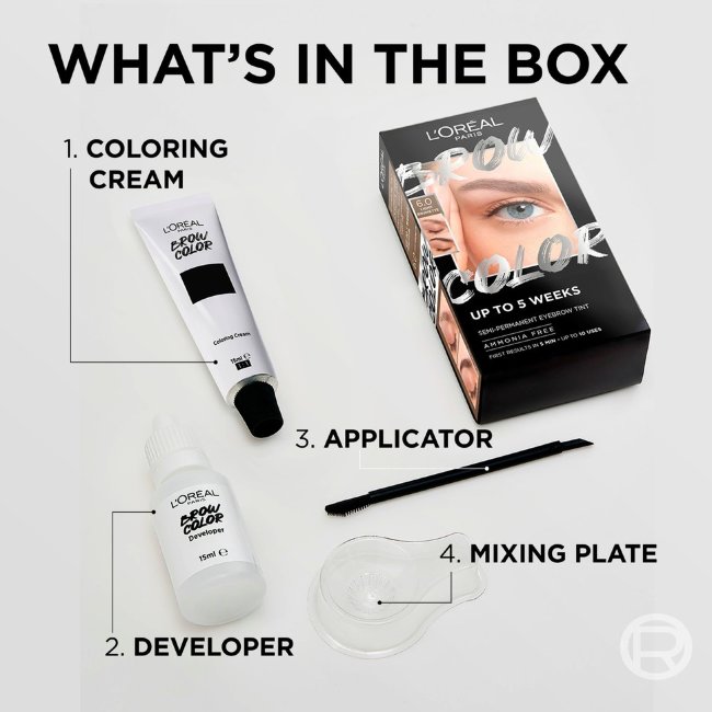 Крем-краска для бровей L'Oréal Paris Brow Color Kit 3.0 темно-каштановый 30 мл