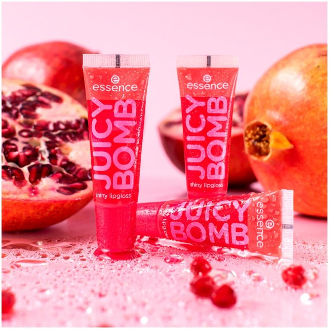 Блеск для губ essence JUICY BOMB shiny 104 Poppin' Pomegranate 10 мл