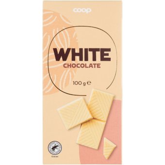 Белый шоколад Coop ванильный 100 гр
