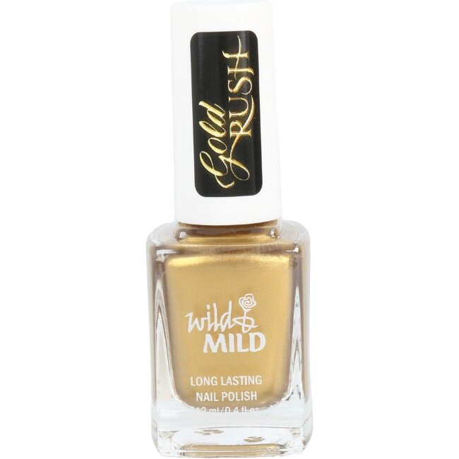 Лак для ногтей Wild&Mild Gold Rush GR04 с золотыми хлопьями 12 мл Лак для ногтей Wild&Mild Gold Rush GR04 с золотыми хлопьями 12 мл