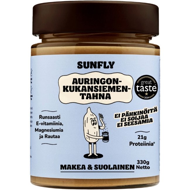 Паста из семян подсолнечника SUNFLY, сладкая и соленая (Sweet&Salty) 330 гр