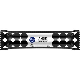 Конфета с лакрицей Fazer Lakritsi Original 20 гр