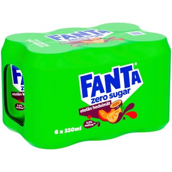 Газированный напиток Fanta Etelän Hedelmät Zero 6-pack тётёнк 0.33 л