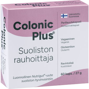 Colonic plus успокоитель кишечника Suoliston rauhoittaja 60 капсул Hankintatukku Colonic plus успокоитель кишечника Suoliston rauhoittaja 60 капсул Hankintatukku