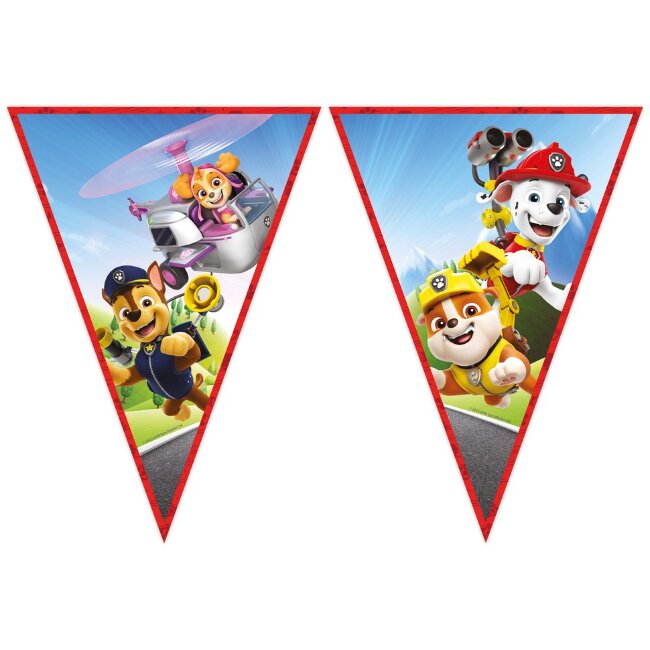 Бумажная гирлянда-треугольник Decorata Party Paw Patrol Бумажная гирлянда-треугольник Decorata Party Paw Patrol