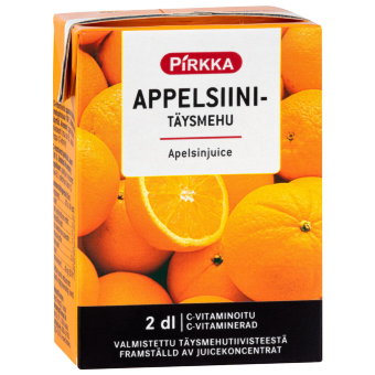 Сок апельсиновый Pirkka 200 мл Сок апельсиновый Pirkka 200 мл
