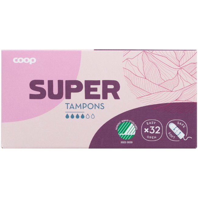Тампоны Coop SUPER 32 шт Тампоны Coop SUPER 32 шт