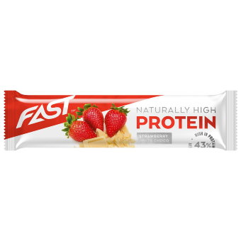 Протеиновый батончик с клубникой Fast 35 г Протеиновый батончик с клубникой Fast 35 г
