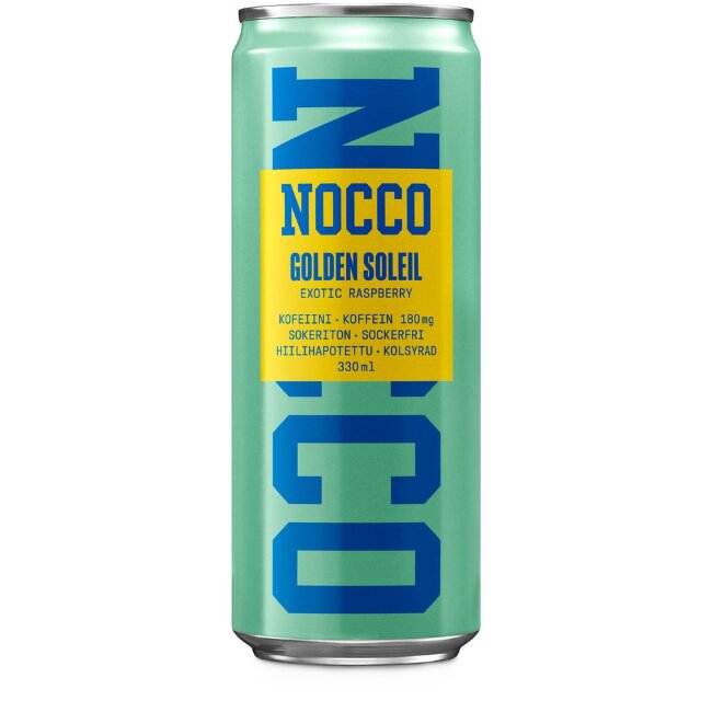 Газированный энергетический напиток NOCCO Golden Soleil с кофеином и витаминами 330 мл Газированный энергетический напиток NOCCO Golden Soleil с кофеином и витаминами 330 мл