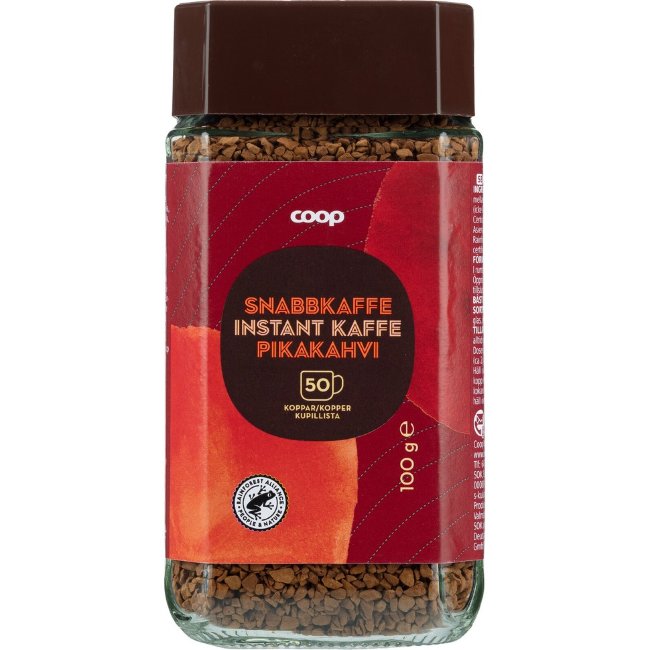 Растворимый кофе Coop 100 гр