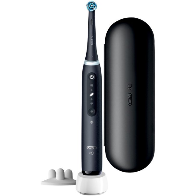 Электрическая зубная щетка Oral-B iO 5S Black с технологией Braun Электрическая зубная щетка Oral-B iO 5S Black с технологией Braun
