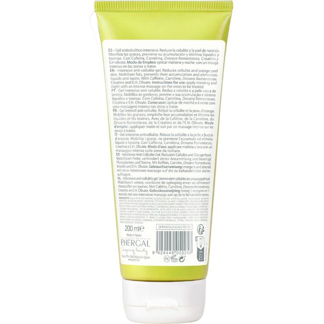 Интенсивный антицеллюлитный гель Yacel 200 мл Интенсивный антицеллюлитный гель Yacel 200 мл