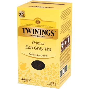 Чай черный листовой Twinings 200гр Earl Grey Чай черный листовой Twinings 200гр Earl Grey
