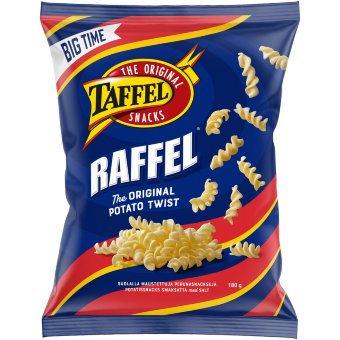 Картофельные закуски Taffel Raffel спиральки 180 гр Картофельные закуски Taffel Raffel спиральки 180 гр