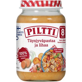 Piltti макароны с мясом с 8 мес. 200 гр