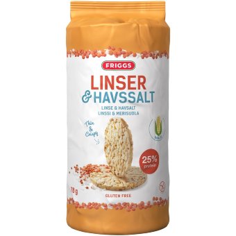 Кукурузные галеты с морской солью Friggs 78 гр Кукурузные галеты с морской солью Friggs 78 гр