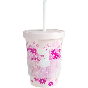 Поильник с трубочкой Martinex Muumi Kukkasydän 4,5 дл