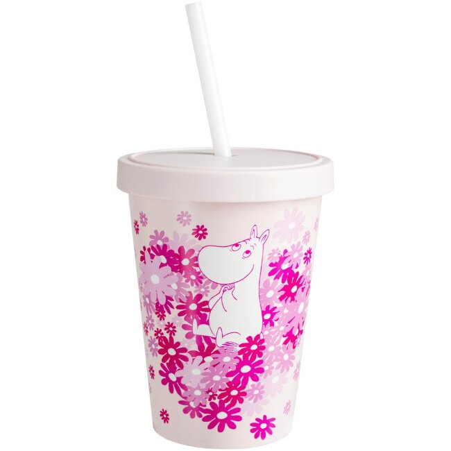 Поильник с трубочкой Martinex Muumi Kukkasydän 4,5 дл