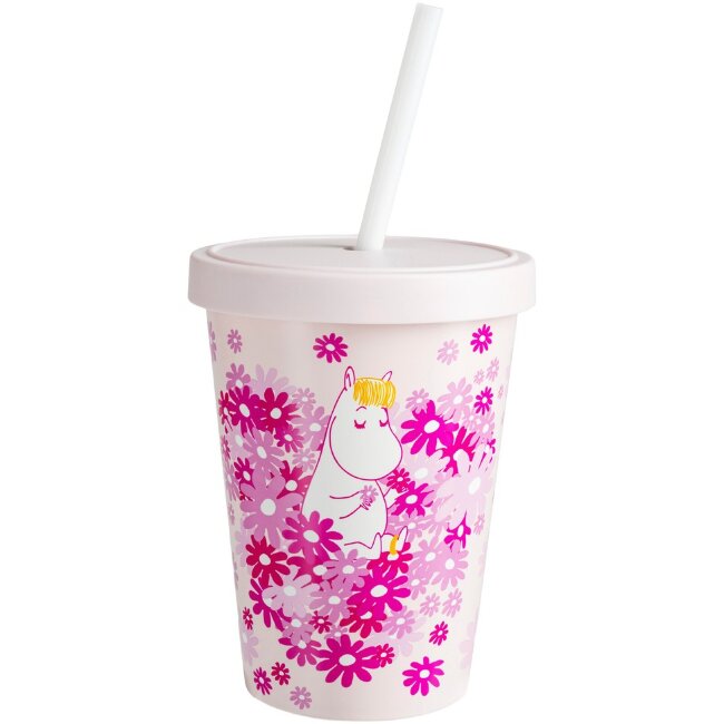 Поильник с трубочкой Martinex Muumi Kukkasydän 4,5 дл