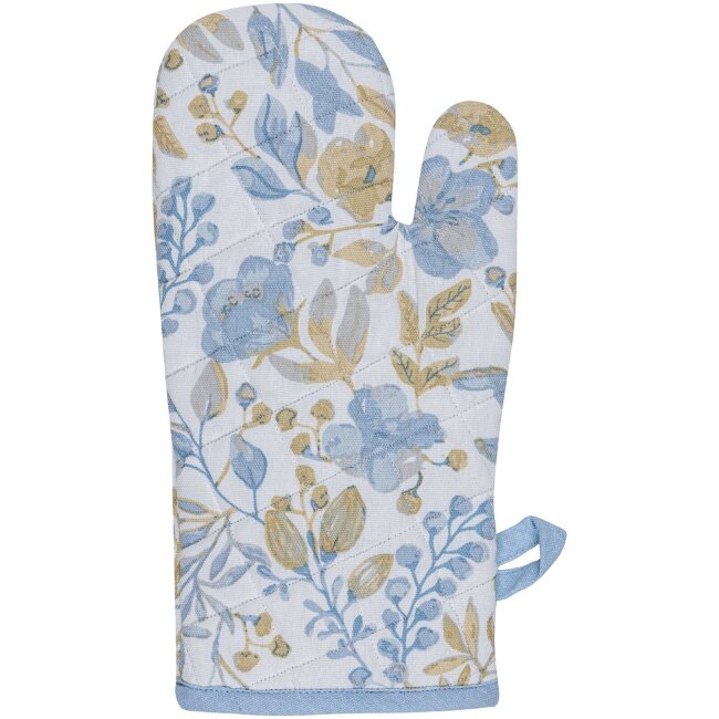 Кухонная прихватка House Florals 15x32 см светло-синяя