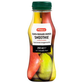 Смузи (гуава, банан, манго) Pirkka Smoothie 250 мл Смузи (гуава, банан, манго) Pirkka Smoothie 250 мл