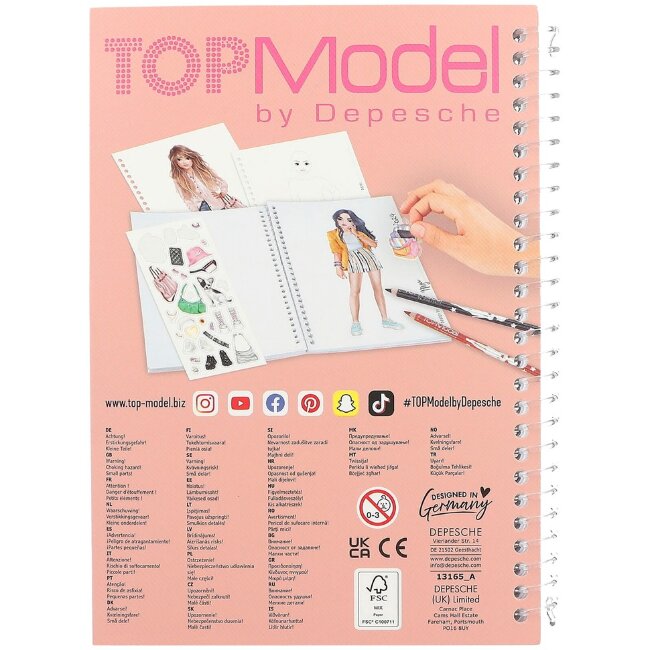 Карманная раскраска TOPModel Nyela & Lexy Карманная раскраска TOPModel Nyela & Lexy