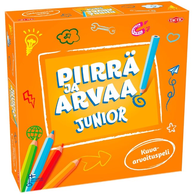 Настольная игра Tactic Piirrää ja Arvaa Junior финская Настольная игра Tactic Piirrää ja Arvaa Junior финская